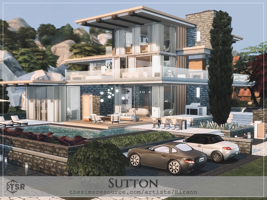 Скриншот мода Дом Sutton (no CC)